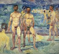 Badende menn, 1907-08, foto: Munch-museet