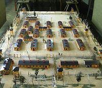 Modell av Stalag III