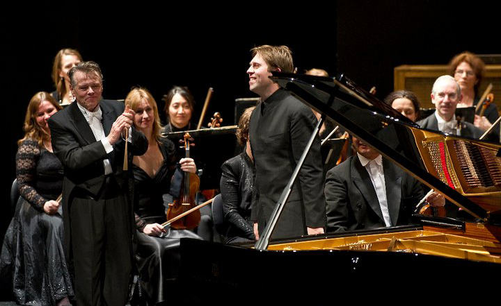 Besøk av Mariss Jansons. Foto: Erik Berg
