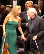 Anne-Sophie Mutter og Andre Previn, foto: Anne-Lise Heitmann