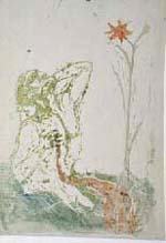 Edvard Munch: Smertens blomst, tresnitt (1898)