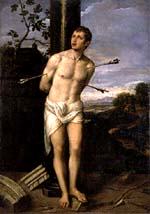 Tizian (1480/90-1576): Den hellige Sebastian