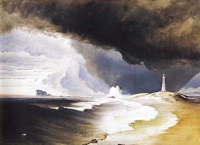 Vardø fyr ca. 1860