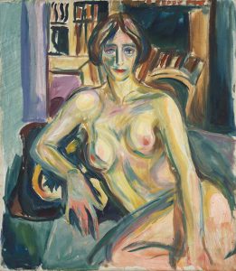 Edvard Munch, "Naken kvinne i interiør", 1924 - 1932