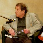Arne Haugestad under lanseringen, foto: Kulturspeilet