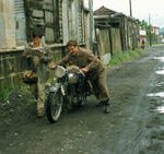 Gael García Bernal fra filmen om Che Guevaras motorsykkeltur over det amerikanske kontinent i sin ungdom