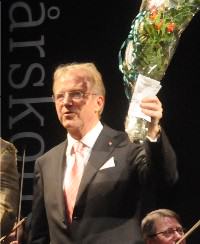 Bjørn Simensen kan med denne nyttårskonserten velfortjent se tilbake på et år som har oversteget alle forventninger, alle fotos: Kulturspeilet