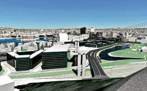 Plan og bygningsetaten egen skisse over Bjørvika med Barcode og Munch-museet: og hvor er operaen?