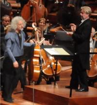 Mischa Maisky med Oslo-filharmonien i går alle fotos: Kulturspeilet