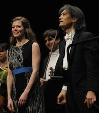 Hannigan og Nagano, foto: Kulturspeilet