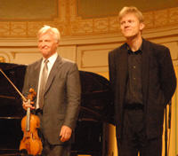 Arve Tellefsen og Håvard Gimse (arkivfoto Kulturspeilet)