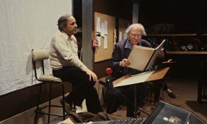 Boulez og Messiaen i 1977