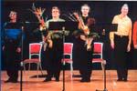 Jan Garbarek og Hilliard Ensemble (arkivbilde)