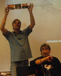 Jon Larsen og Jimmy Carl Black, foto: Kulturspeilet