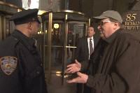 Regissör Michael Moore.