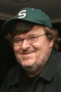 06 Jul 2004, New York City, New York, United States --- Filmmaker Michael Moore poses for photos before a press conference to promote his movie "Fahrenheit 9/11" which opens in the UK on July 9. The film has already earned $60 million in the US which is the hightest amount ever for a documentry film. --- Image by © Nancy Kaszerman/ZUMA/Corbis