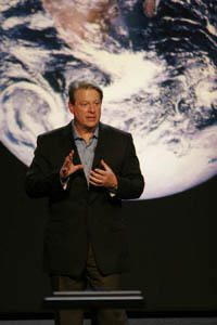 Al Gore in Davis Guggenheim's documentary An Inconvenient Truth.