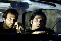 Robert (MATHIEU KASSOVITZ) and Avner (ERIC BANA) in a scene from STEVEN SPIELBERG'S "Munich."