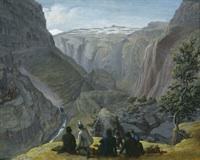 Bjønnstigvarden, Aurlandsdalen, av Johannes Flintoe Foto: Jacques Lathion/Nasjonalmuseet