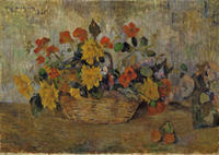 Gauguin: Blomsterkurv, 1884