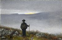 Kittelsen: Langt langt borte saa han noget lyse og glitre (1900)