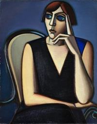 Lundstrøm: Portrett av Tusnelda Sanders (1928)