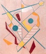 Bjarne Engebret: Komposisjon i fresko, 1935