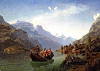 Tidemand og Gude: Brudeferd i Hardanger (1848)