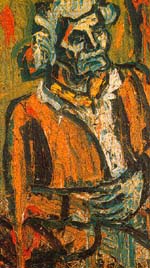 Leon Kossoff: Portrait of Rosemary Peto II (1972-73)