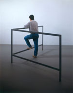 Michelangelo Pistoletto: Struktur for stående samtale / Struttura per parlare in piedi (1965-66)