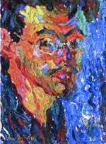 Schmitt-Rotluff: Selvportrett (1906)