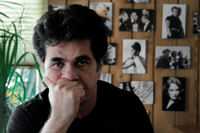 Hovedrolleinnehaver og filmregissør Jafar Panahi i filmen Taxi Teheran (2015). Film fra Sør