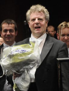 Steffens ved framføringen av Mahlers syvende symfoni i vår, foto: Kulturspeilet