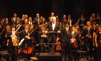 Barenboim og West-Eastern Divan Orchestra i Bjørvika, foto: Kulturspeilet
