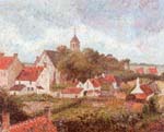 Camille Pissarro: Landsbyen Knocke (1894)
