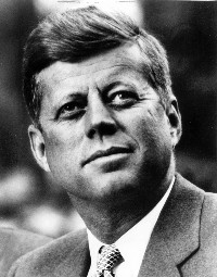 Den yngste presidenten i USA's historiedistributed by the White House. Please credit "John Fitzgerald Kennedy Library, Boston" for the image.