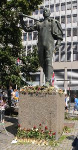 På Youngstorget noen dager etter, foto: Kulturspeilet