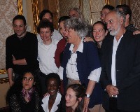 Ariane Mnouchine og ensemblet fra Théâtre du Soleil