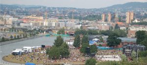 Øyafestivalen: midt i ruinene, arkivfoto: Kulturspeilet