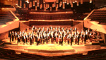 Berlinfilharmonien i sitt konserthus Philharmonie i Berlin