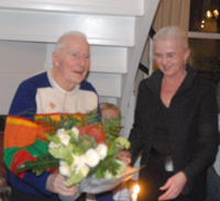 Blomster fra miljøministeren