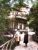 Grieg sammen med Bjørnson på Troldhaugen