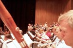 Fra prøve i Salzburg med Oslo-filharmonien, foto: Ofo