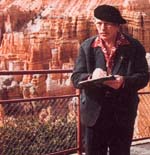 Messiaen i ørkenen i Arizona der han fikk sine visjoner til Des canyons aux Etoilles
