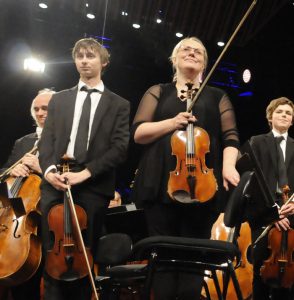 Michael Grolid, her sammen med orkesteret, alle bilder: Kulturspeilet
