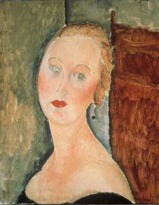 Germaine Survage med ørepynt, 1918